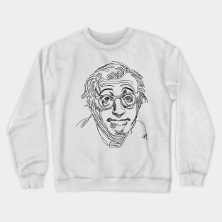 Woody Allen, line art Crewneck Sweatshirt